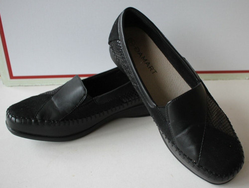 Damart slip low black wedge - damart,