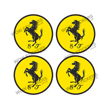 Car sticker x4 Ferrari Shield
