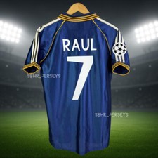 Gonzalez Raul #7 Real madrid 1998-1999 Champions League Short Sleeve Jersey