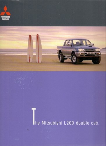 Mitsubishi l200 double cab - mitsubishi,
