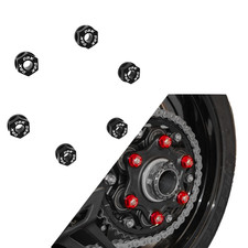 DBK KTM Super Duke 1290/1390 Rear Sprocket Flange Nuts M10x1.25 x6 - Black