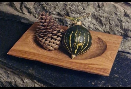 Rustic wooden oak display - rustic,