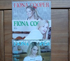 Job Lot Bundle of 3 FIONA COOPER Magazines from Feb/Mar/Apr 2014 (A4 size)