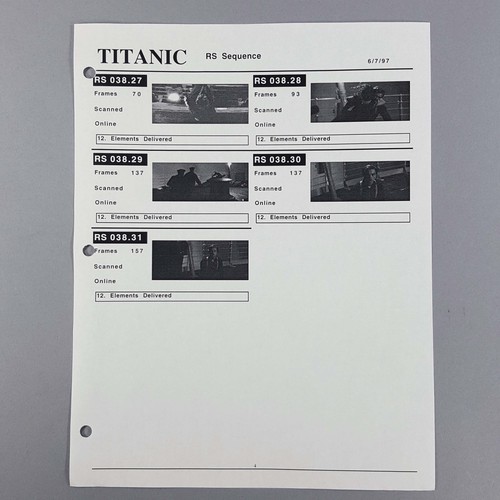 Titanic vfx shot - titanic, tracker
