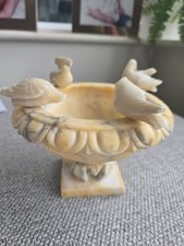 Hand Carved Italian Bird Bath