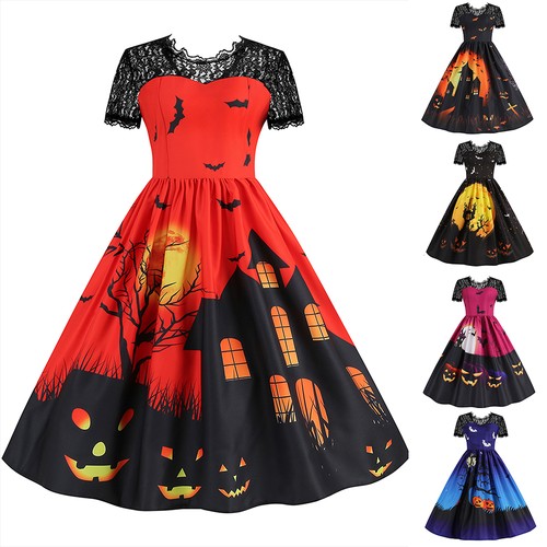 Halloween pumpkin womens lace - pumpkin,