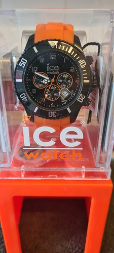 Ice watch chrono black orange - chrono, black/orange