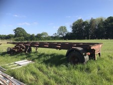 Commercial Overlander 30’ Skelly Artic Lorry Trailer And Fifth Wheel Dolly 70’s