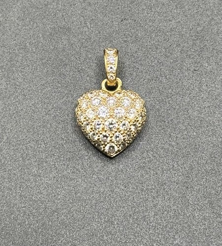 Cartier vintage 18ct gold pave - cartier,