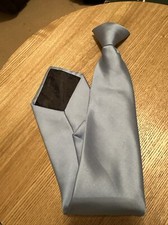 Ex Police Light Blue Clip on Tie. Used. V37. 