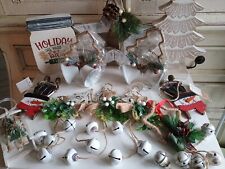 SHABBY CHIC CHRISTMAS DECORATIONS JOBLOT