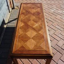 Vintage Lane Altavista Parquet Coffee Table Mid Century Harrods Solid Cedar Wood