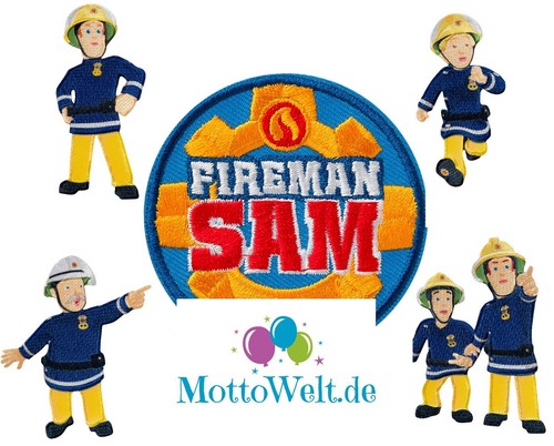 Fireman sam logo applique - fireman,