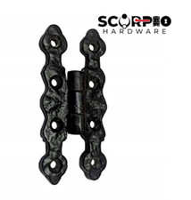 Black Antique Cast Iron Butterfly Cupboard Cabinet Door Hinges I Pair