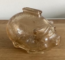 Vintage 1950’s Anchor Hocking Glass Piggy Bank