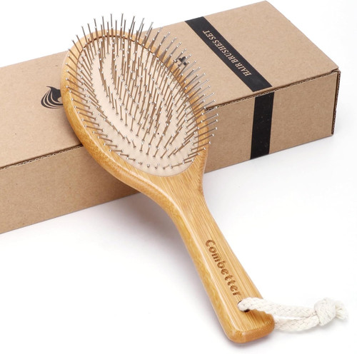 Bamboo brush with metal - bamboo,