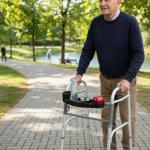 Mobility aid tray portable - mobility,