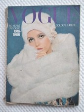 Vintage Vogue Magazine Golden