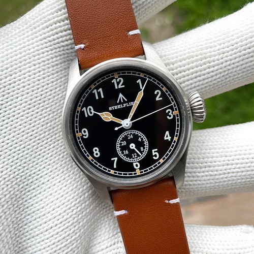 39mm steelflier pilot quartz - steelflier,