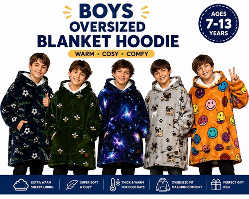 Kid hoodie oversized blanket - kid's,