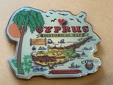 Souvenir Fridge Magnet - Metal Cyprus ??