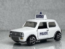 Vintage Dinky Toys 1:43 Mini Clubman Police Car Code 3 In White Unboxed