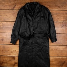 Vintage Saxony Leather Coat M
