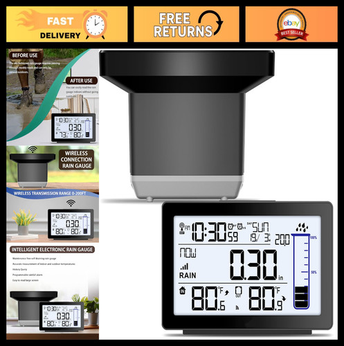 Wireless outdoor rain gauge - outdoor,