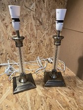 Pair Of  Glass And Brass