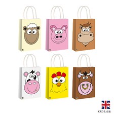 Farm Animals Party Paper Bags