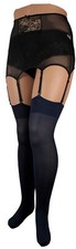 Suspender Stockings Size Plus