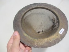 Antique Brass Filter Strainer Net Beer Brewing Sieve Funnel Wine Vintage Old 9"W