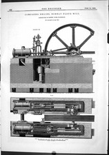 Old Compound Engine Bombay Flour Mill Yates Blackburn Engineering 188 Victorian