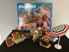 Playmobil 3202 Grocery Shop, Market Stall, Preowned