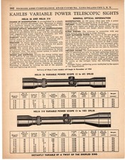 1955 Print Ad of Kahles