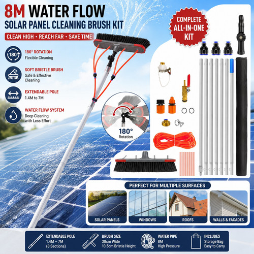 Water fed cleaning pole - water,