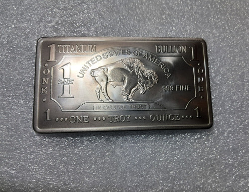Titanium buffalo 999 - buffalo, oz