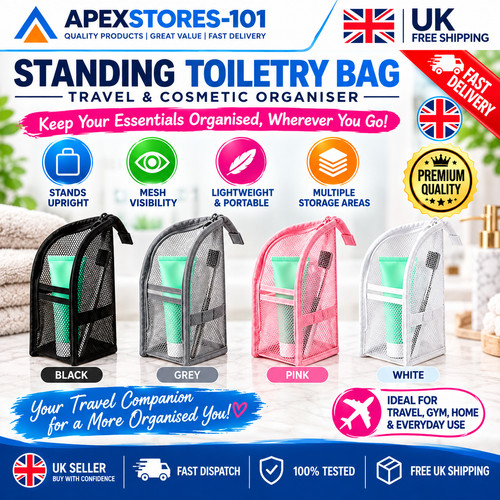 Standing toiletry bag - standing,
