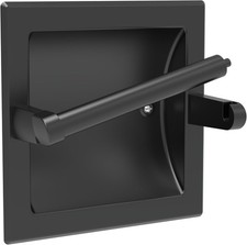 Matte Black Recessed Toilet