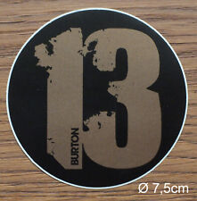 Burton 13 Snowboards Skis Vintage Sticker Decal Snowboard 90s RARE