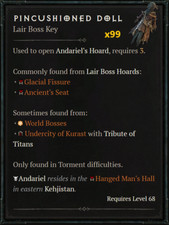 Diablo 4 Andariel Mats Doll