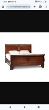 king size sleigh bed Mahogany frame