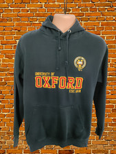MENS UNIVERSITY OF OXFORD MEDIUM NAVY HOODED JUMPER HOODIE SWEATER TOP PULLOVER
