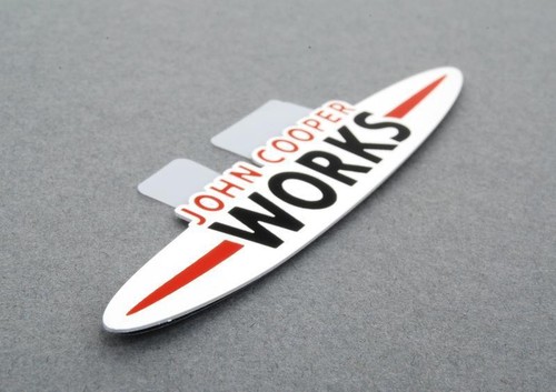 Bmw jcw engine cover emblem - bmw,