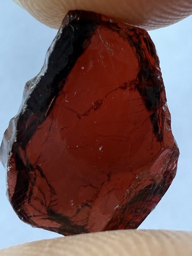 Natural red garnet - natural, eye