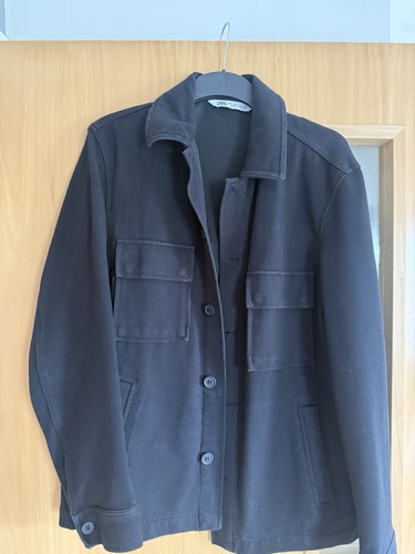 Black zara overshirt size - black,