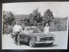 (M452) Original Photo - Vintage Mercedes SL (14cm x 10cm)