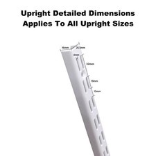 Twin Slot Shelving Upright