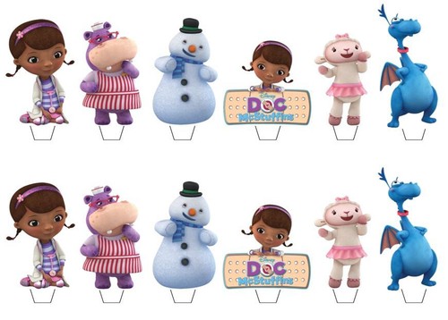 Doc mcstuffins edible wafer - mcstuffins,