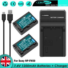 2x NP-FH50 FH100 Battery +